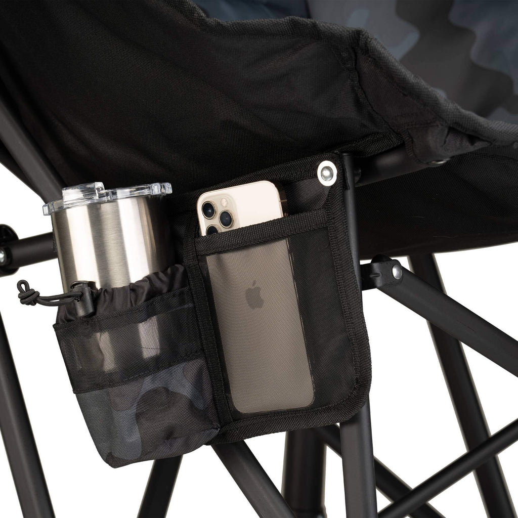 Luxury Camp Puff Rocker - Choice 731 - RoadTrip Rocker Smooth Motion Camp Chair Detail