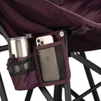 Luxury Camp Puff Rocker - Choice 731 - RoadTrip Rocker Smooth Motion Camp Chair Detail