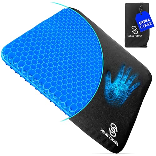 Minimalist SelectSoma Double-Thick Gel Seat Cushion for Long Sitting Set