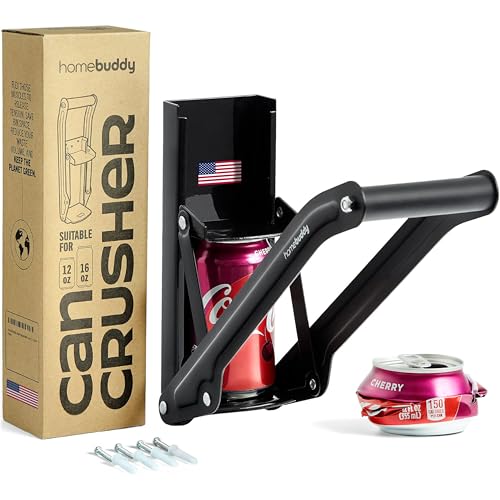 Smart Home HomeBuddy Can Crusher for Recycling - 12 Oz. and 16 Kit