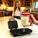 Modern BBSTARZ Pancake Batter Dispenser – 4-Cup Batter Dispenser with Set