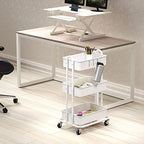 Minimalist Simple Houseware 3-Tier Heavy Duty Metal Utility Collection