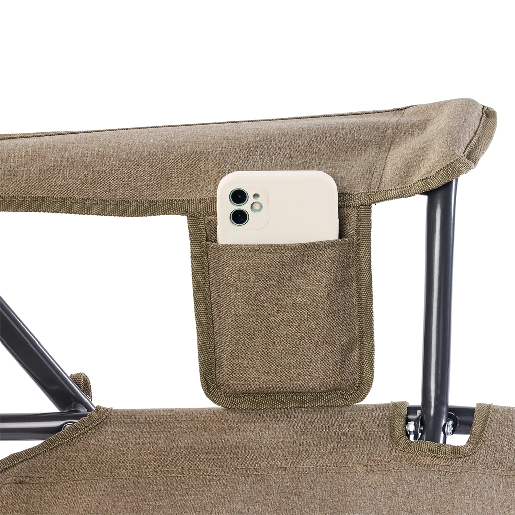 Patented Spring-Action Comfort Pro Rocker XL - Choice 107 - Heavy-Duty Kickback Rocker with Beverage Holder Detail