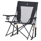 Patented Spring-Action Comfort Pro Rocker XL - Choice 107 - Heavy-Duty Kickback Rocker with Beverage Holder Detail