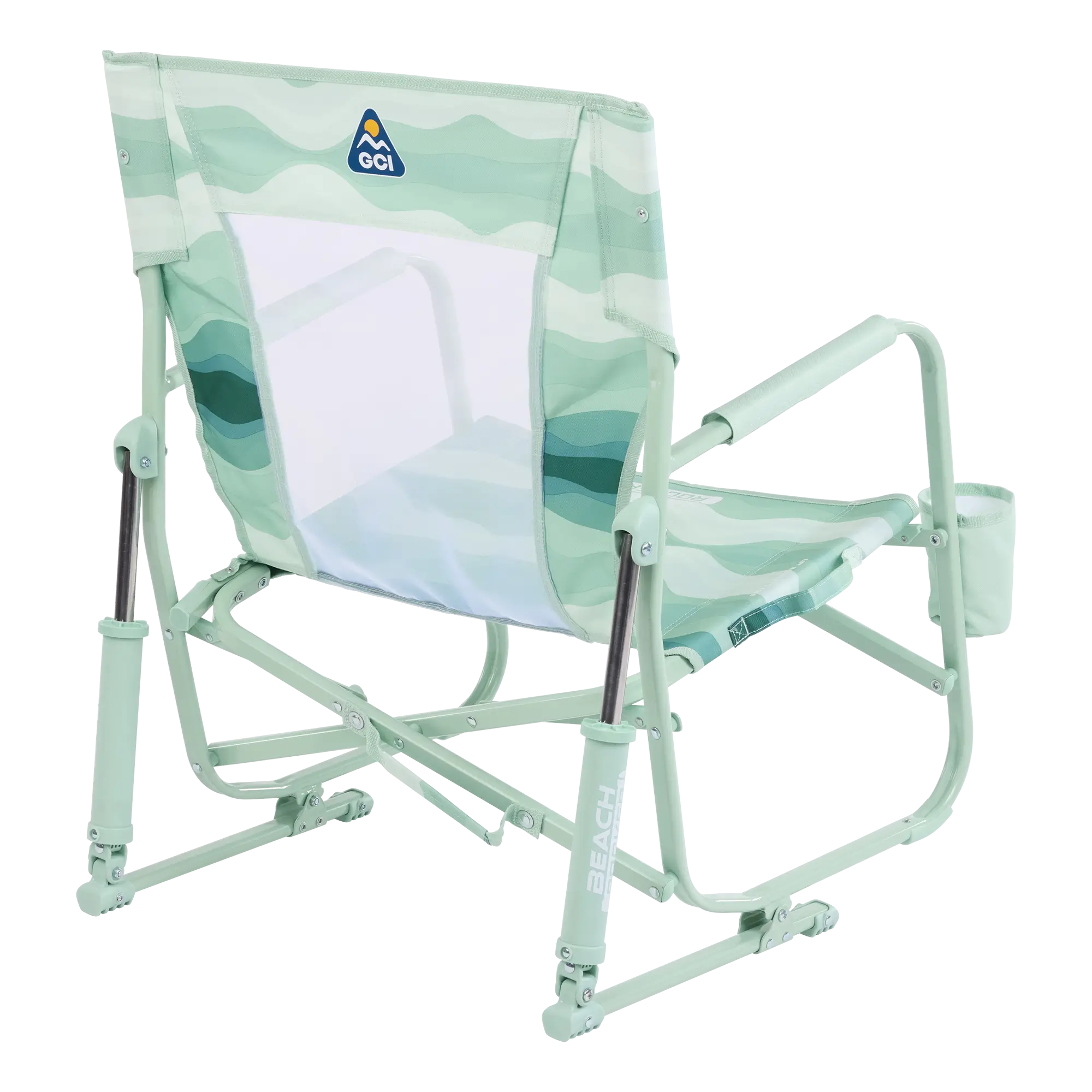 Patented Spring-Action Beach Rocker - Choice 712 - RoadTrip Rocker Smooth Motion Camp Chair Detail