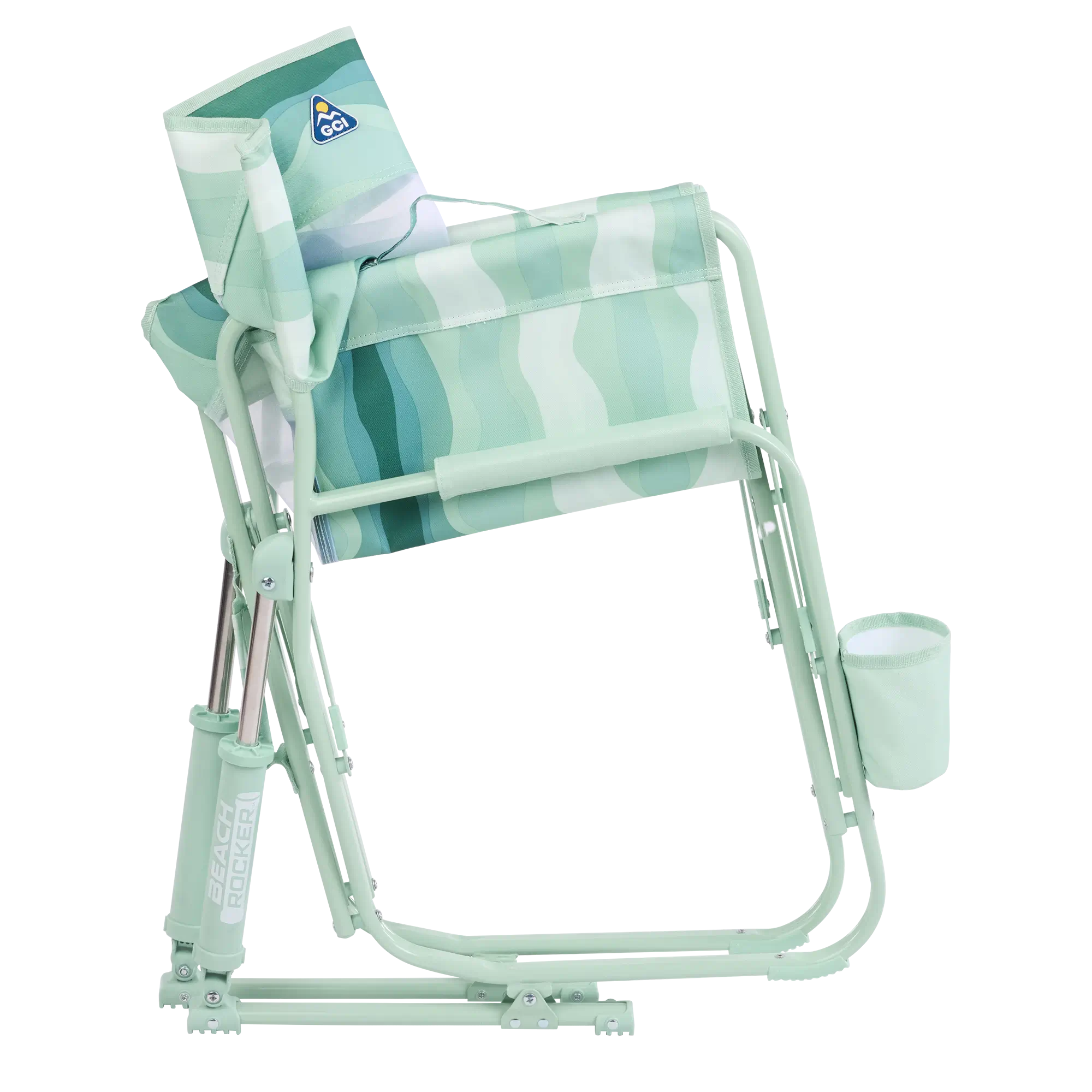 Patented Spring-Action Beach Rocker - Choice 712 - RoadTrip Rocker Smooth Motion Camp Chair Detail