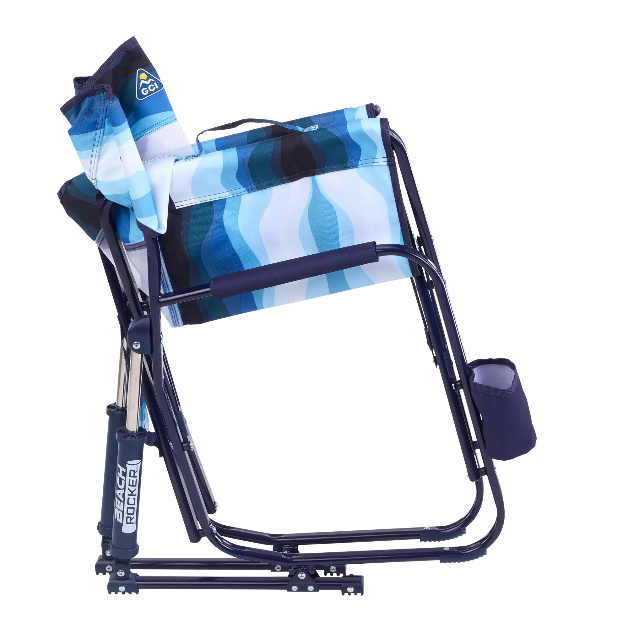 Patented Spring-Action Beach Rocker - Choice 712 - RoadTrip Rocker Smooth Motion Camp Chair Detail