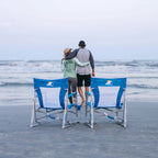 Smooth Motion Beach Rocker Bundle - Choice 773 - Heavy-Duty Kickback Rocker with Beverage Holder Detail