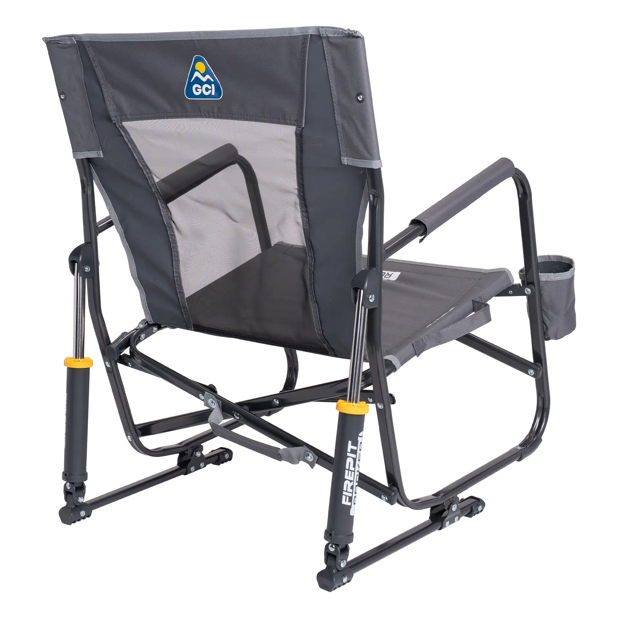 Smooth Motion FirePit Rocker - Choice 737 - RoadTrip Rocker Smooth Motion Camp Chair Detail