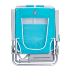 Sand-Friendly Big Surf with Slide Table - Choice 334 - Multi-Position Outdoor Beach Chair with Pillow Detail