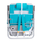 Sand-Friendly Big Surf with Slide Table - Choice 334 - Multi-Position Outdoor Beach Chair with Pillow Detail