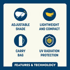 Premium All-Weather SunShade Accessory - Choice 361 - Pop-Up Outdoor Sun Shelter - UV400 Protection Detail