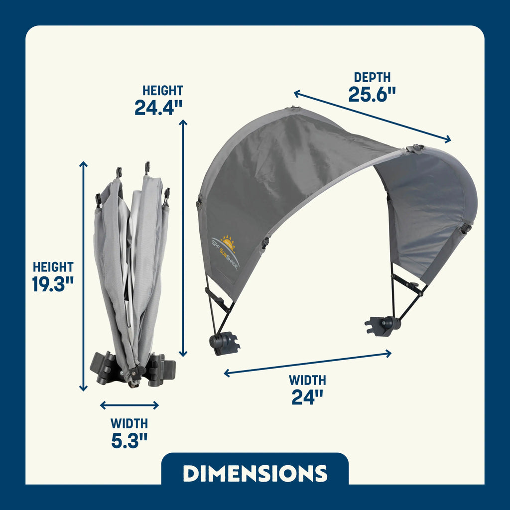 Premium All-Weather SunShade Accessory - Choice 361 - Pop-Up Outdoor Sun Shelter - UV400 Protection Detail