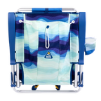 Rust-Resistant Aluminum Backpack Beach Chair - Choice 709 - Multi-Position Outdoor Beach Chair with Pillow Detail