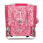 Rust-Resistant Aluminum Backpack Beach Chair - Choice 709 - Multi-Position Outdoor Beach Chair with Pillow Detail