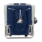 Rust-Resistant Aluminum Backpack Beach Chair - Choice 709 - Multi-Position Outdoor Beach Chair with Pillow Detail
