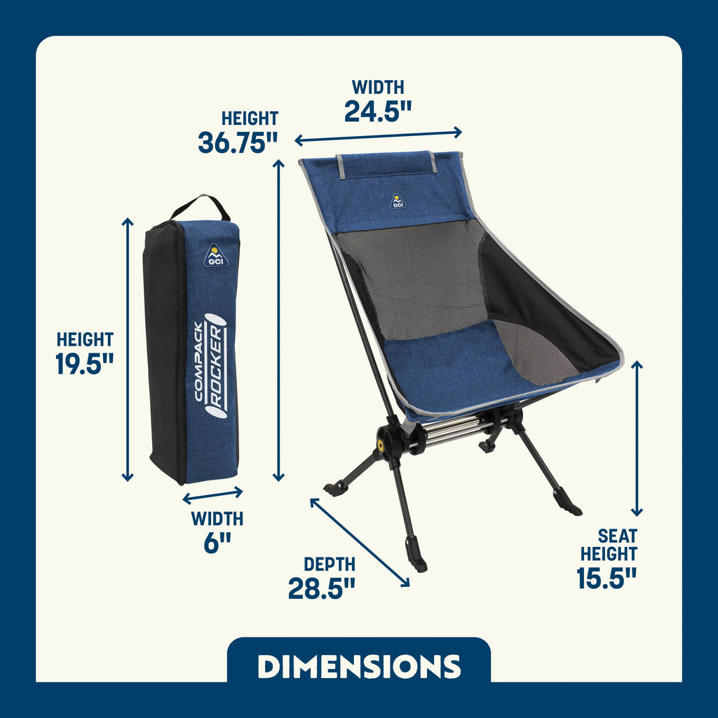 Patented Spring-Action ComPack Rocker - Choice 980 - Heavy-Duty Kickback Rocker with Beverage Holder Detail