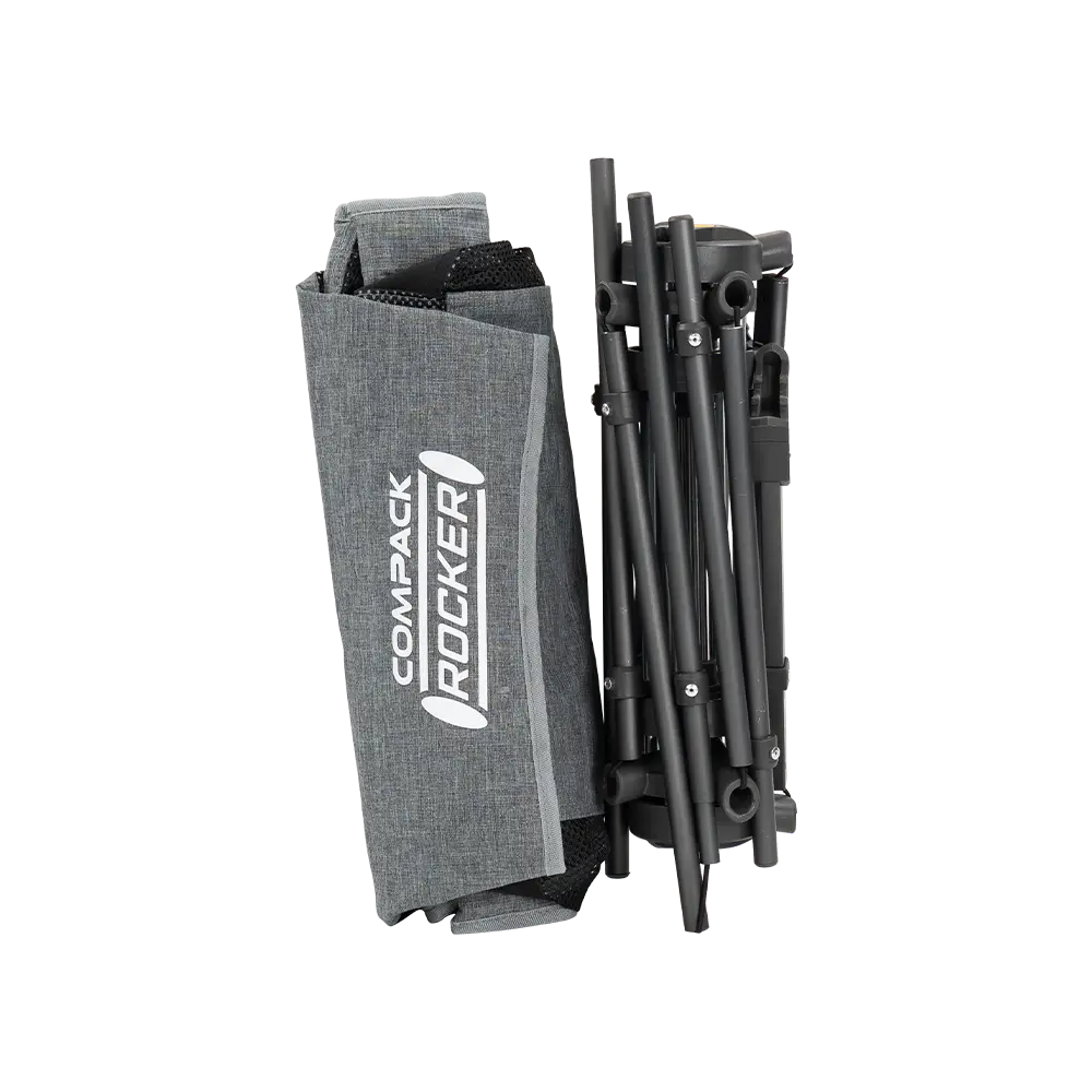 Patented Spring-Action ComPack Rocker - Choice 980 - Heavy-Duty Kickback Rocker with Beverage Holder Detail