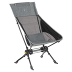 Patented Spring-Action ComPack Rocker - Choice 980 - Heavy-Duty Kickback Rocker with Beverage Holder - Heathered Pewter