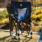 Smooth Motion Adjustable Rocker - Choice 573 - Patented Spring-Action Rocking Chair for Camping Detail