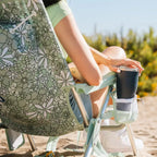 Rust-Resistant Aluminum Backpack Beach Chair - Choice 709 - Multi-Position Outdoor Beach Chair with Pillow Detail