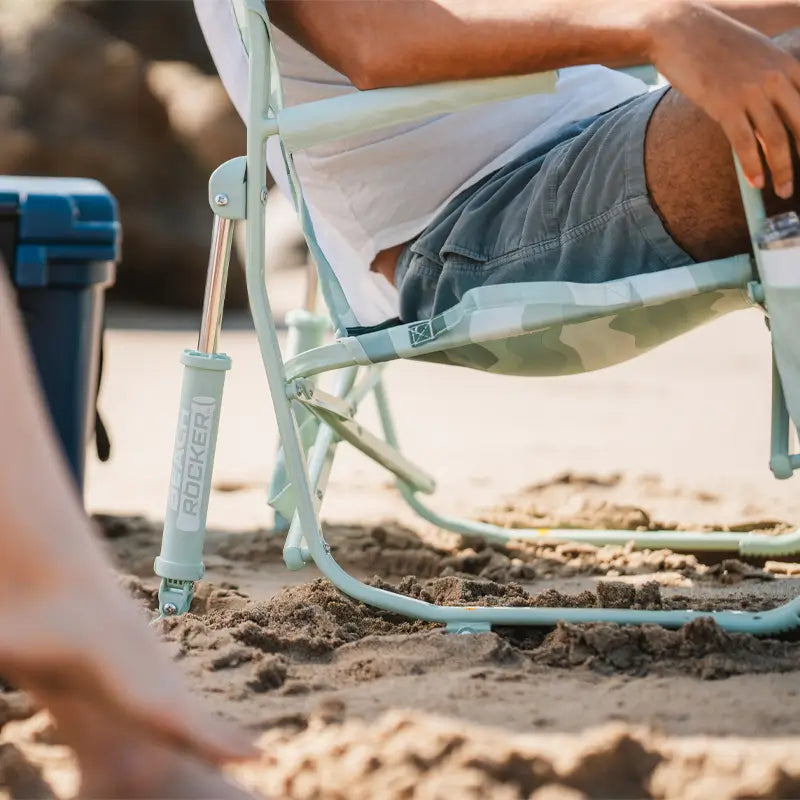 Patented Spring-Action Beach Rocker - Choice 712 - RoadTrip Rocker Smooth Motion Camp Chair Detail