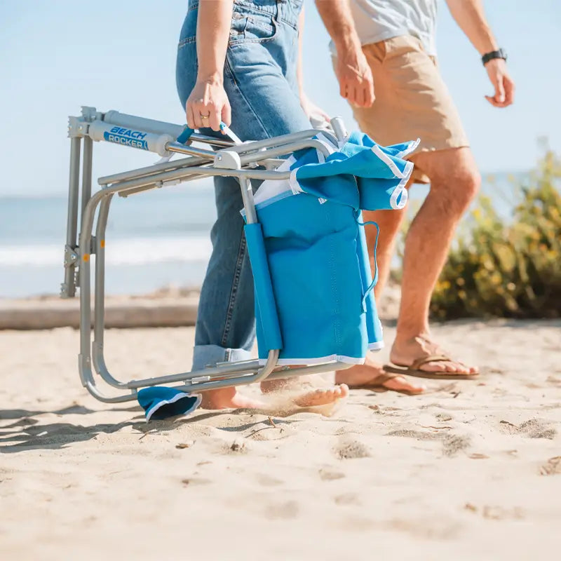 Patented Spring-Action Beach Rocker - Choice 712 - RoadTrip Rocker Smooth Motion Camp Chair Detail