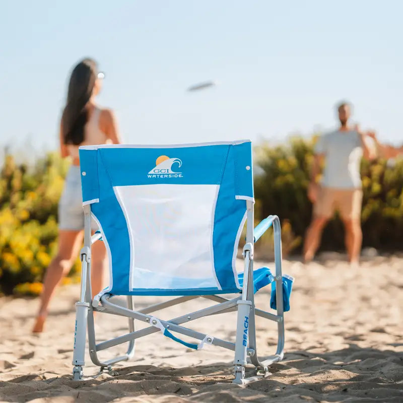 Patented Spring-Action Beach Rocker - Choice 712 - RoadTrip Rocker Smooth Motion Camp Chair Detail