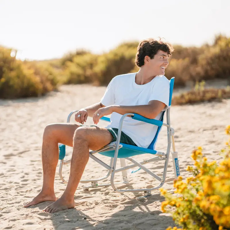 Patented Spring-Action Beach Rocker - Choice 712 - RoadTrip Rocker Smooth Motion Camp Chair Detail