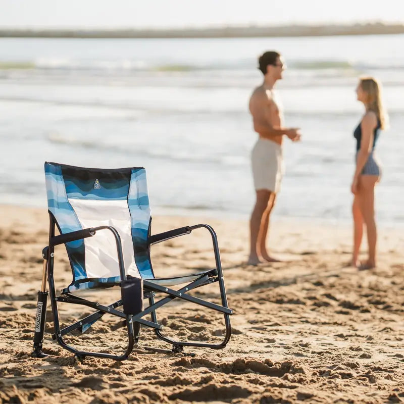 Patented Spring-Action Beach Rocker - Choice 712 - RoadTrip Rocker Smooth Motion Camp Chair Detail