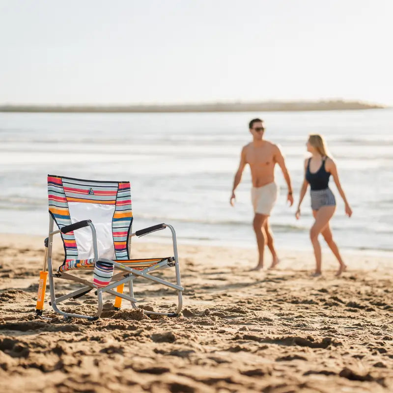 Patented Spring-Action Beach Rocker - Choice 712 - RoadTrip Rocker Smooth Motion Camp Chair Detail