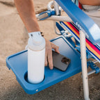 Sand-Friendly Big Surf with Slide Table - Choice 334 - Multi-Position Outdoor Beach Chair with Pillow Detail