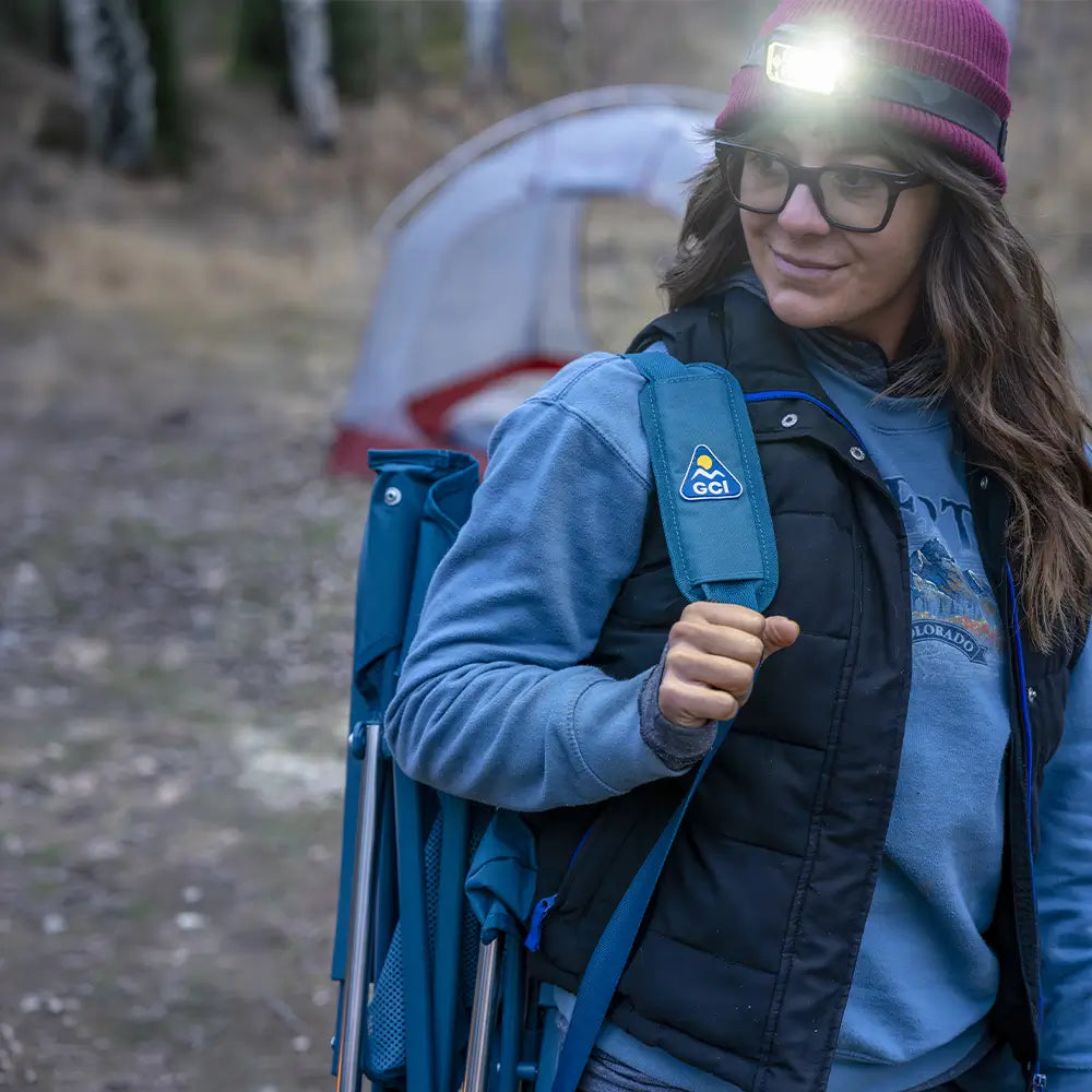 Smooth Motion BreezeRocker - Choice 504 - Patented Spring-Action Rocking Chair for Camping Detail