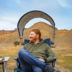 Smooth Motion BreezeRocker - Choice 504 - Patented Spring-Action Rocking Chair for Camping Detail