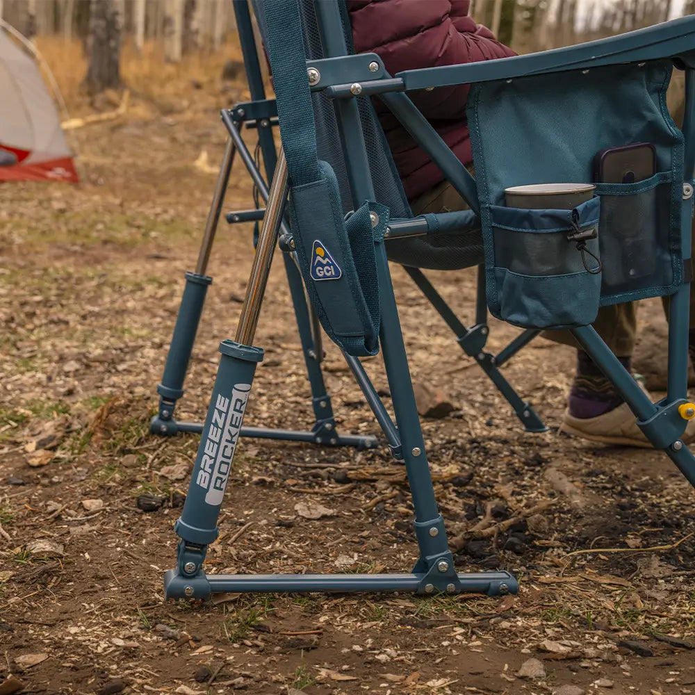 Smooth Motion BreezeRocker - Choice 504 - Patented Spring-Action Rocking Chair for Camping Detail