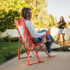 Patented Spring-Action Comfort Pro Rocker - Choice 375 - Patented Spring-Action Rocking Chair for Camping Detail