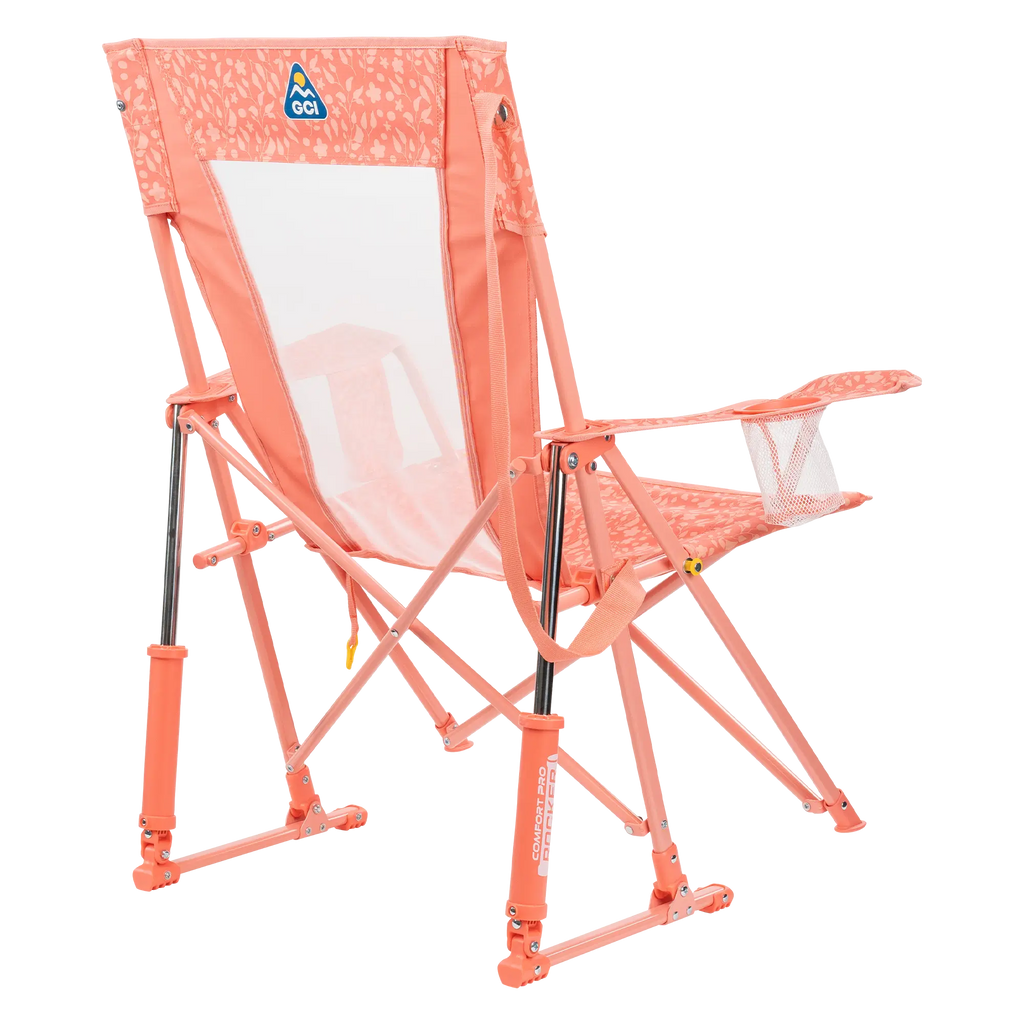 Patented Spring-Action Comfort Pro Rocker - Choice 375 - Patented Spring-Action Rocking Chair for Camping Detail