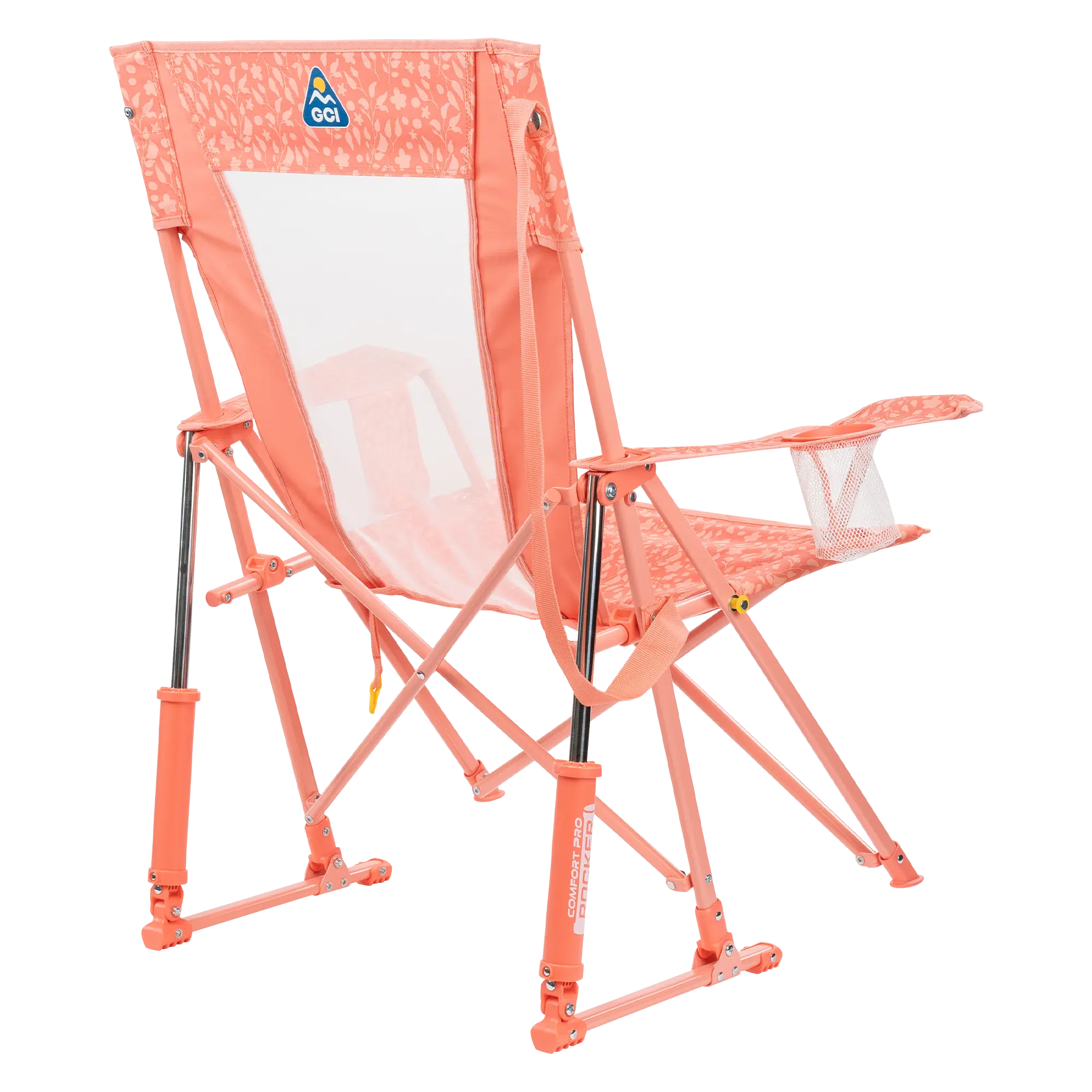 Patented Spring-Action Comfort Pro Rocker - Choice 375 - Patented Spring-Action Rocking Chair for Camping Detail