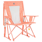 Patented Spring-Action Comfort Pro Rocker - Choice 375 - Patented Spring-Action Rocking Chair for Camping - Coral Garden