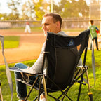 Patented Spring-Action Comfort Pro Rocker - Choice 375 - Patented Spring-Action Rocking Chair for Camping Detail