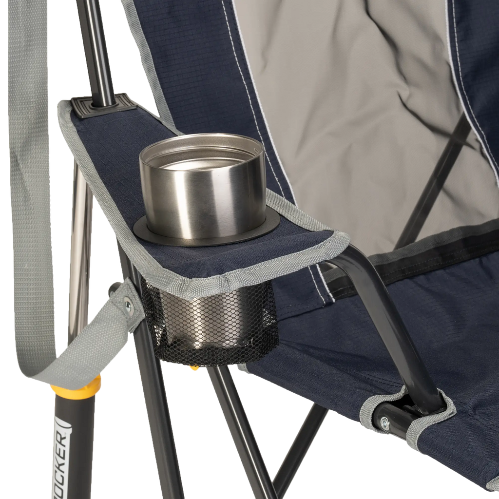 Patented Spring-Action Comfort Pro Rocker - Choice 375 - Patented Spring-Action Rocking Chair for Camping Detail