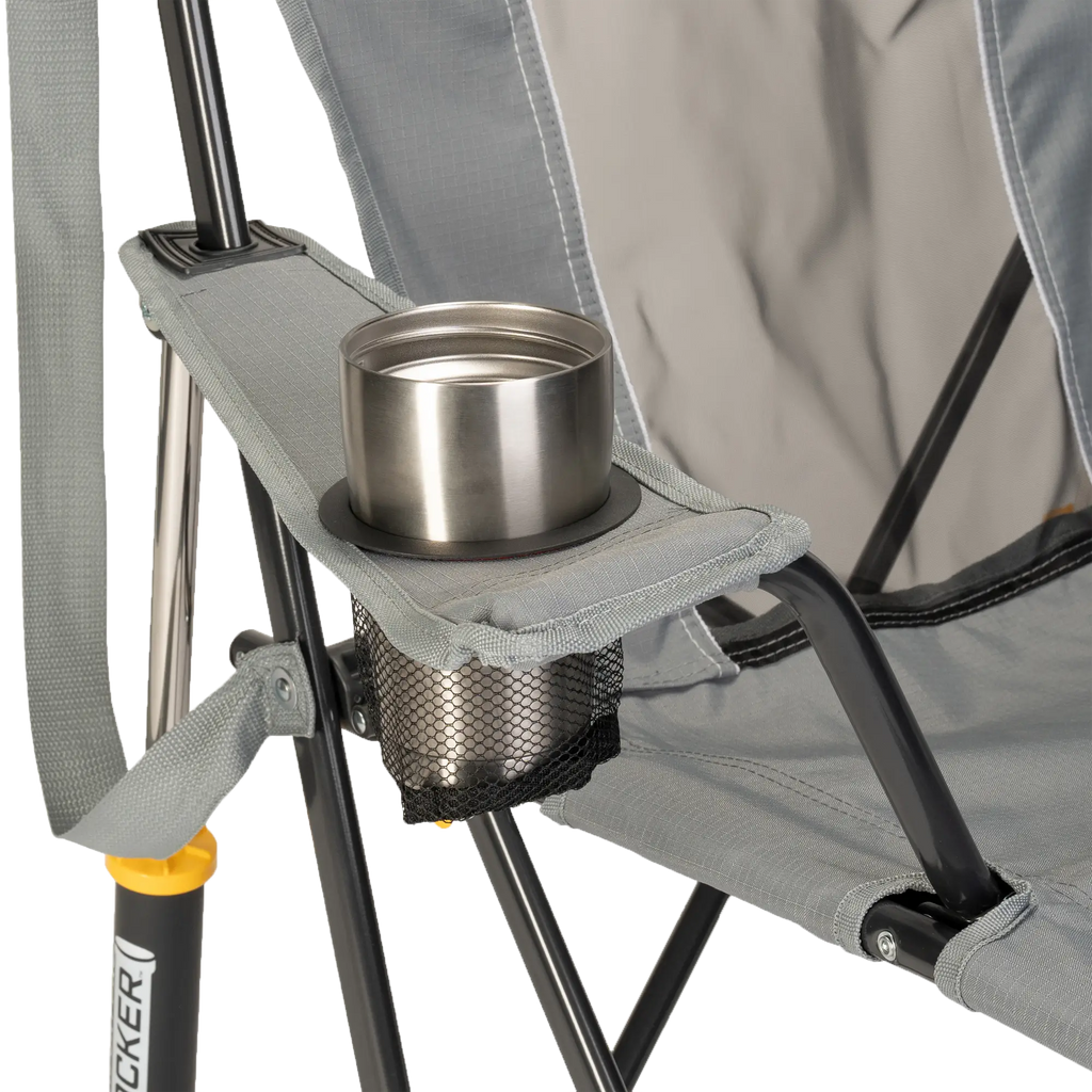 Patented Spring-Action Comfort Pro Rocker - Choice 375 - Patented Spring-Action Rocking Chair for Camping Detail
