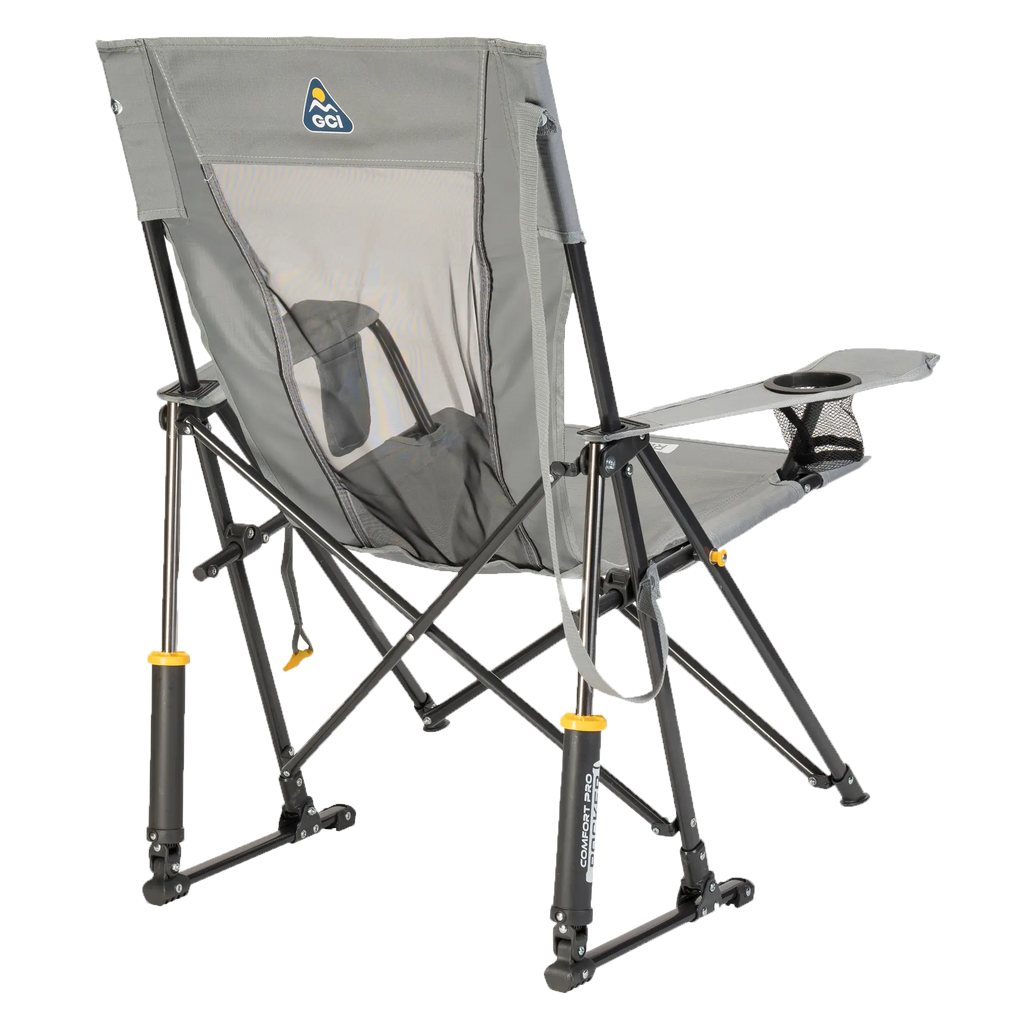 Patented Spring-Action Comfort Pro Rocker - Choice 375 - Patented Spring-Action Rocking Chair for Camping Detail