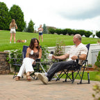 Patented Spring-Action Comfort Pro Rocker - Choice 375 - Patented Spring-Action Rocking Chair for Camping Detail