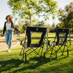 Patented Spring-Action Comfort Pro Rocker - Choice 375 - Patented Spring-Action Rocking Chair for Camping Detail