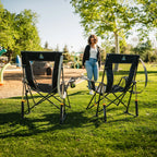 Patented Spring-Action Comfort Pro Rocker - Choice 375 - Patented Spring-Action Rocking Chair for Camping Detail