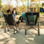 Patented Spring-Action Comfort Pro Rocker - Choice 375 - Patented Spring-Action Rocking Chair for Camping Detail