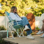 Patented Spring-Action Comfort Pro Rocker - Choice 375 - Patented Spring-Action Rocking Chair for Camping Detail