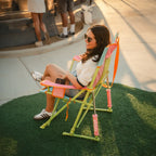 Patented Spring-Action Comfort Pro Rocker - Choice 375 - Patented Spring-Action Rocking Chair for Camping Detail