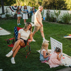 Patented Spring-Action Comfort Pro Rocker - USA Anniversary Deluxe - Choice 424 - Heavy-Duty Kickback Rocker with Beverage Holder Detail